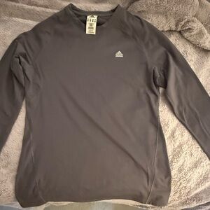 Adidas Men’s Gray Climalite Long Sleeve Shirt